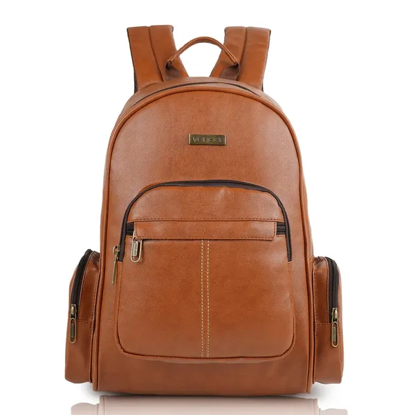 Tan_Synthetic_Vegan_Leather_22L_Casual_Laptop_Trendy_Travel_Shoulder_Mini_School|Office|College_Daytrip_Backpack_For_Unisex