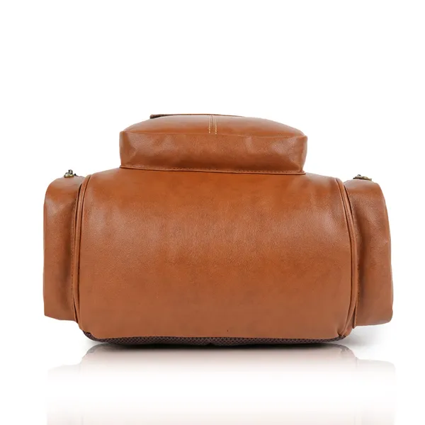 Tan_Synthetic_Vegan_Leather_22L_Casual_Laptop_Trendy_Travel_Shoulder_Mini_School|Office|College_Daytrip_Backpack_For_Unisex