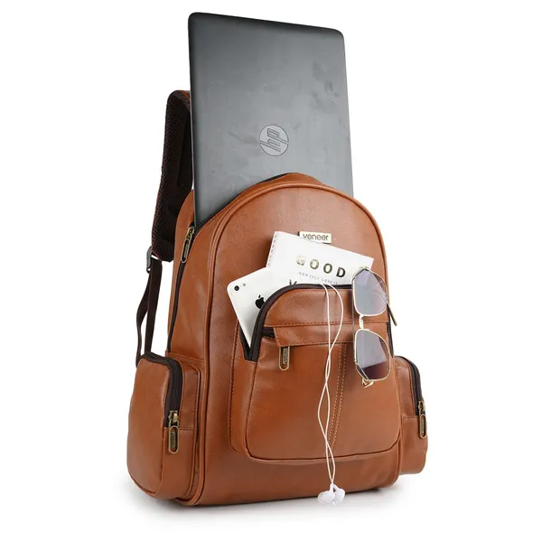 Tan_Synthetic_Vegan_Leather_22L_Casual_Laptop_Trendy_Travel_Shoulder_Mini_School|Office|College_Daytrip_Backpack_For_Unisex