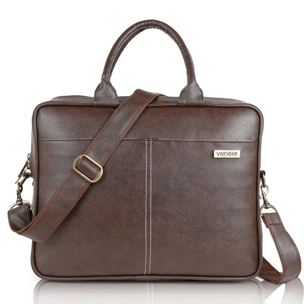 Brown_Vegan_Leather_Briefcase_For_Men_17_Inch_Laptop_Computer_Case_Business_Travel_Work_Messenger_Cross_Body_Shoulder_Bags_For_Mens_And_Womens