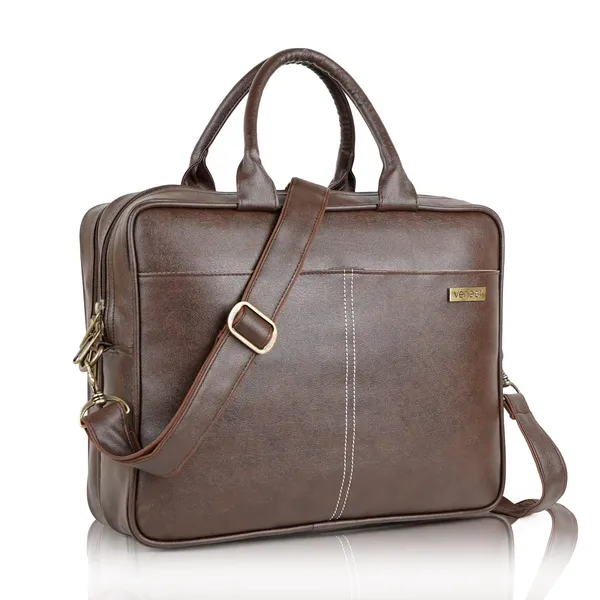 Brown_Vegan_Leather_Briefcase_For_Men_17_Inch_Laptop_Computer_Case_Business_Travel_Work_Messenger_Cross_Body_Shoulder_Bags_For_Mens_And_Womens