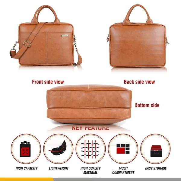 Urban_Tan_Laptop_Briefcase_–_17"_Vegan_Leather_Messenger_&_Crossbody_Bag
