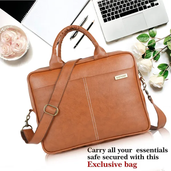 Urban_Tan_Laptop_Briefcase_–_17"_Vegan_Leather_Messenger_&_Crossbody_Bag