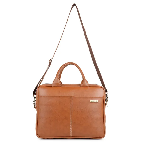 Urban_Tan_Laptop_Briefcase_–_17"_Vegan_Leather_Messenger_&_Crossbody_Bag