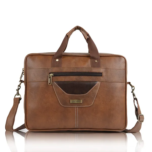 Tan_Veganleather_Briefcase_For_Men_16.5_Inch_Laptop_Computer_Case_Business_Travel_Synthetic_Leather_Messenger_Crossbody_Shoulder_Bags_For_Mens_And_Womens
