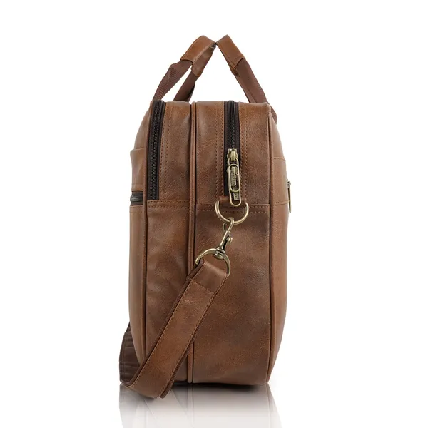 Tan_Veganleather_Briefcase_For_Men_16.5_Inch_Laptop_Computer_Case_Business_Travel_Synthetic_Leather_Messenger_Crossbody_Shoulder_Bags_For_Mens_And_Womens