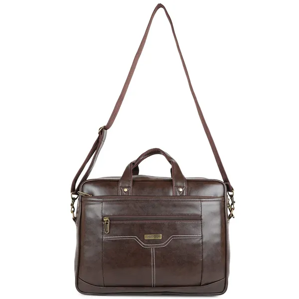 Brown_Synthetic_Leather_Casual_Office_Laptop15.6_Inch/College/Daytrip/Business_Briefcase_Water_Resistant_Shoulder_Crossbody_Messenger_Bag_For_Unisex