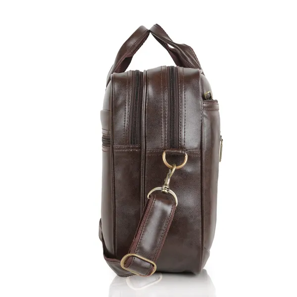 Brown_Synthetic_Leather_Casual_Office_Laptop15.6_Inch/College/Daytrip/Business_Briefcase_Water_Resistant_Shoulder_Crossbody_Messenger_Bag_For_Unisex