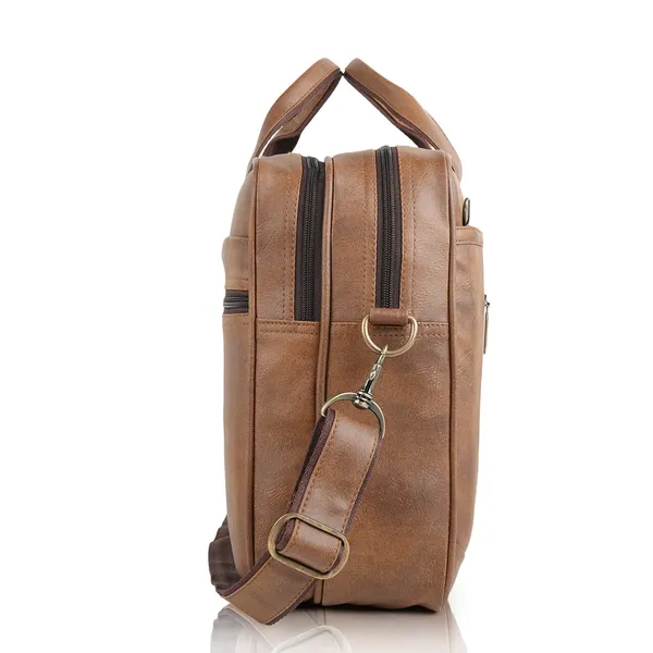 Tan_Synthetic_Leather_Casual_Office_Laptop15.6_Inch/College/Daytrip/Business_Briefcase_Water_Resistant_Shoulder_Crossbody_Messenger_Bag_For_Unisex