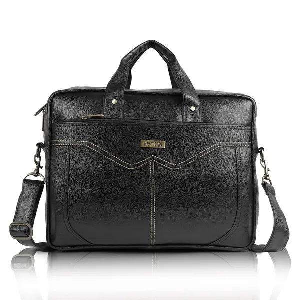 Black_Synthetic_Vegan_Leather_Laptop_Bag_Briefcase_16.5_Inch_Business_Travel/Daytrip/Office_Messenger_Crossbody_Shoulder_Bags_For_Men_(Pack_Of_-02)