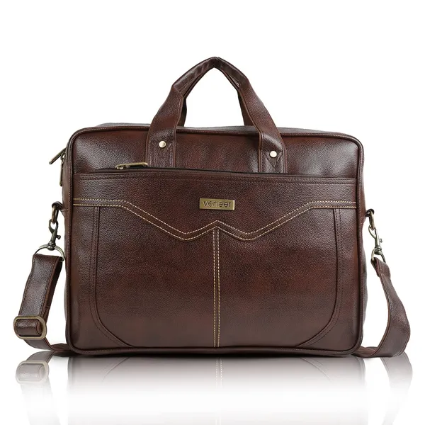 Brown_Synthetic_Vegan_Leather_Laptop_Bag_Briefcase_16.5_Inch_Business_Travel/Daytrip/Office_Messenger_Crossbody_Shoulder_Bags_For_Men_(Pack_Of_-02)