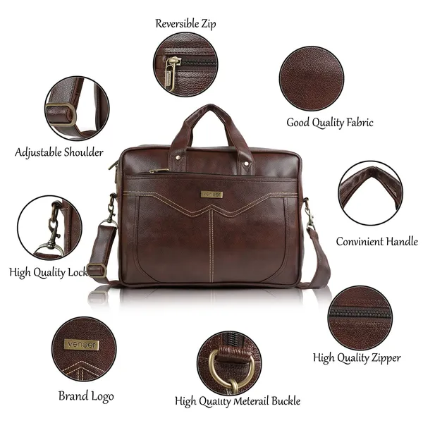 Brown_Synthetic_Vegan_Leather_Laptop_Bag_Briefcase_16.5_Inch_Business_Travel/Daytrip/Office_Messenger_Crossbody_Shoulder_Bags_For_Men_(Pack_Of_-02)