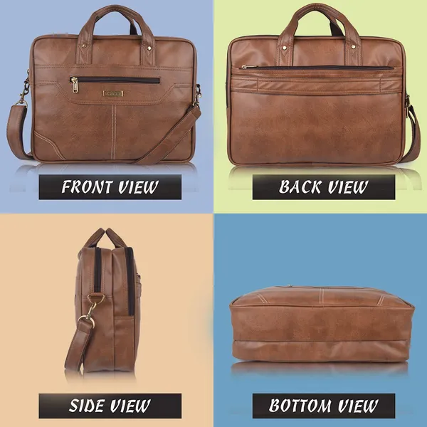 Tan_Vegan_Leather_Casual_Travel_Office_Shoulder_Laptop_Crossbody_Combo_Messenger_Bag_For_Men