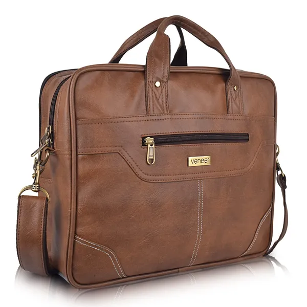 Tan_Vegan_Leather_Casual_Travel_Office_Shoulder_Laptop_Crossbody_Combo_Messenger_Bag_For_Men