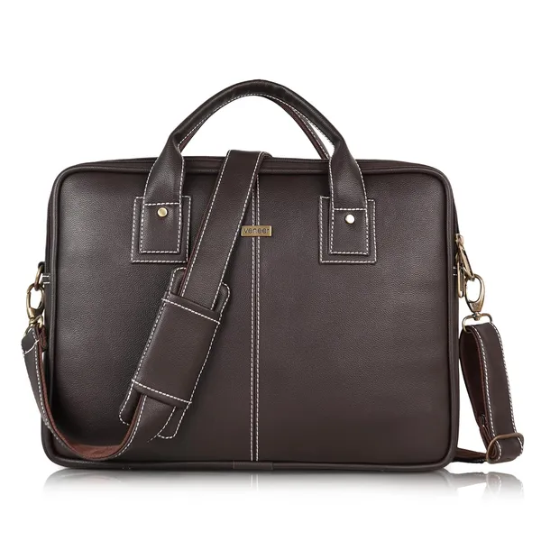 Dark_Brown_Genuine_Leather_Briefcase_For_Men,Business_Travel_Laptop_Messenger_Crossbody_Bags