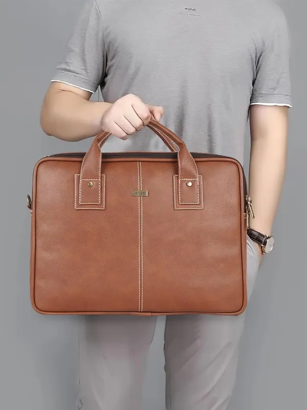 Brown_Genuine_Leather_Briefcase_For_Men,Business_Travel_Laptop_Messenger_Crossbody_Bags