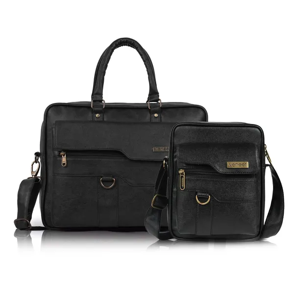 Black_Vegan_Leather_Classic_Trendy_Travel_Premium_Laptop_Office_Shoulder_Crossbody_Daytrip_Business_Briefcase_Messenger_Bag_(Set_Of-02)