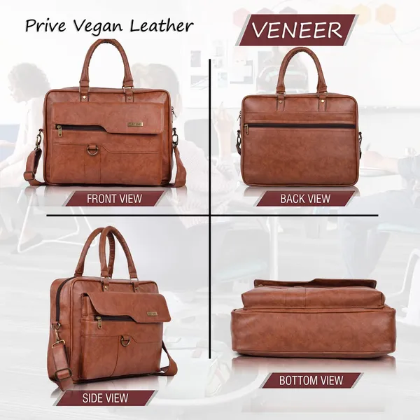 Tan_Vegan_Leather_Classic_Trendy_Travel_Premium_Laptop_Office_Shoulder_Crossbody_Daytrip_Business_Briefcase_Messenger_Bag_(Set_Of-02)