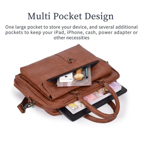 Tan_Vegan_Leather_Classic_Trendy_Travel_Premium_Laptop_Office_Shoulder_Crossbody_Daytrip_Business_Briefcase_Messenger_Bag_(Set_Of-02)