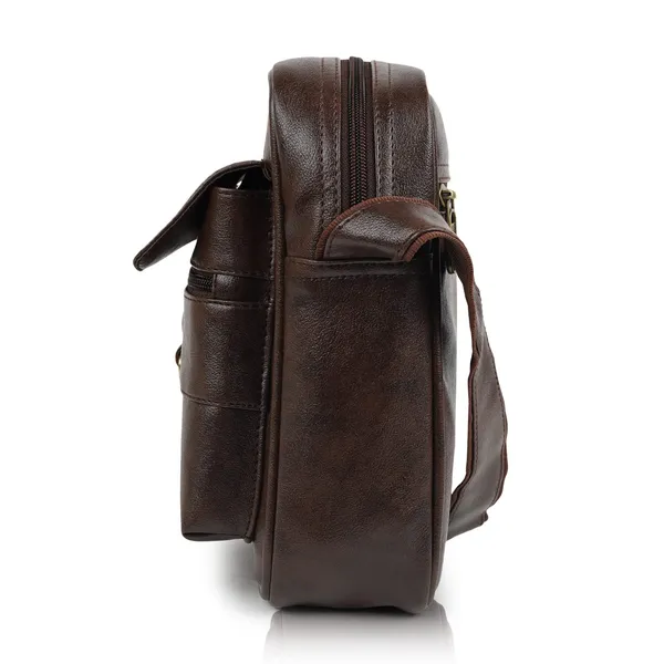 Brown_Synthetic_Vegan_Leather_Classic_Shoulder_Office_College_Daytrip_Crossbody_Water_Repellent_Sling_Bag_For_Men