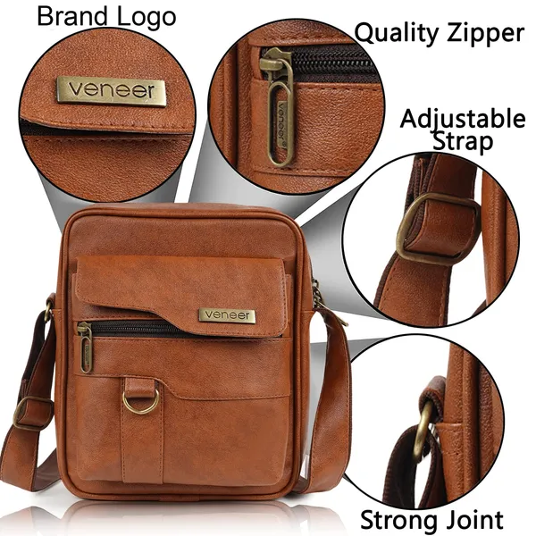 Tan_Synthetic_Vegan_Leather_Classic_Shoulder_Office_College_Daytrip_Crossbody_Water_Repellent_Sling_Bag_For_Men