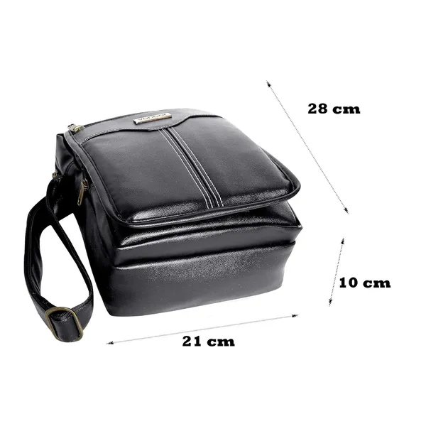 Black_Mens_Synthetic_Leather_Crossbody/Sling_Bag_For_Boys