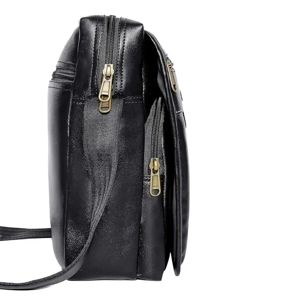 Black_Mens_Synthetic_Leather_Crossbody/Sling_Bag_For_Boys