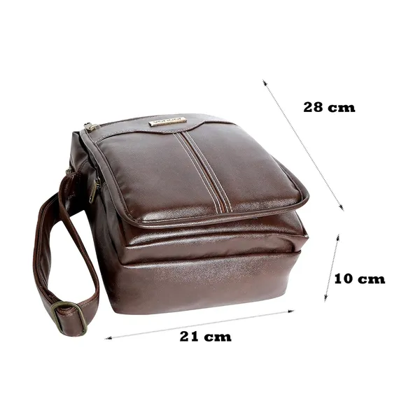 Brown_Mens_Synthetic_Leather_Crossbody/Sling_Bag_For_Boys