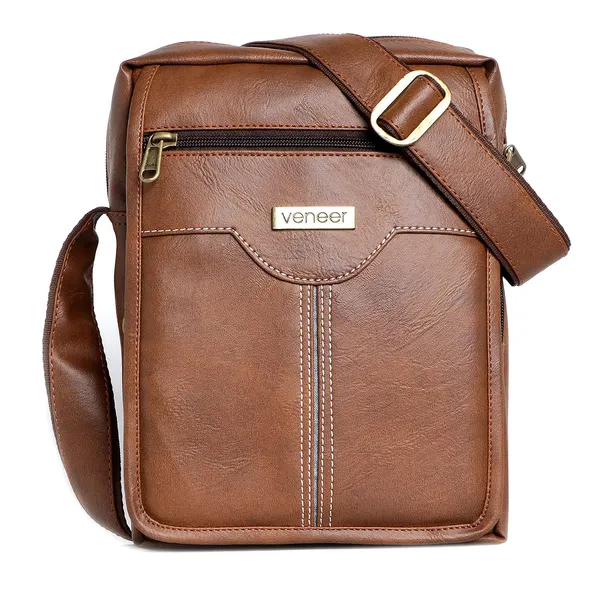 Tan_Mens_Synthetic_Leather_Crossbody/Sling_Bag_For_Boys