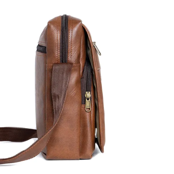 Tan_Mens_Synthetic_Leather_Crossbody/Sling_Bag_For_Boys