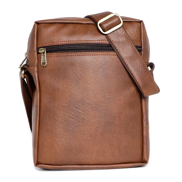 Tan_Mens_Synthetic_Leather_Crossbody/Sling_Bag_For_Boys