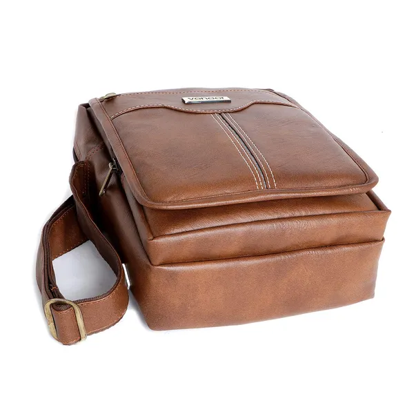 Tan_Mens_Synthetic_Leather_Crossbody/Sling_Bag_For_Boys