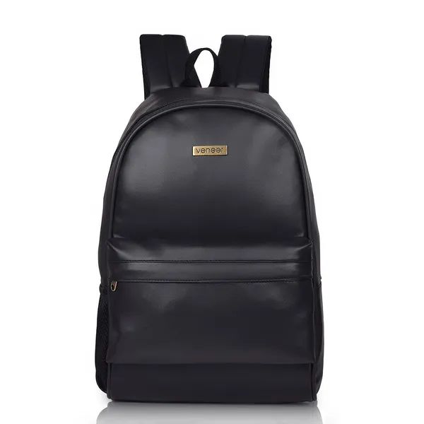 Urban_Black_PU_Leather_Backpack_–_20L_Laptop_Bag_for_Men_&_Women