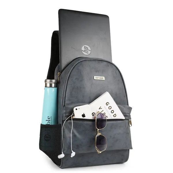 Grey_Medium_20_L_Laptop_Backpack_Men_Womens_Girls_Fashion_Pu_Leather_Mini_Casual_Backpack_Bags_For_School,_College,_Tuition,_Office_Bag
