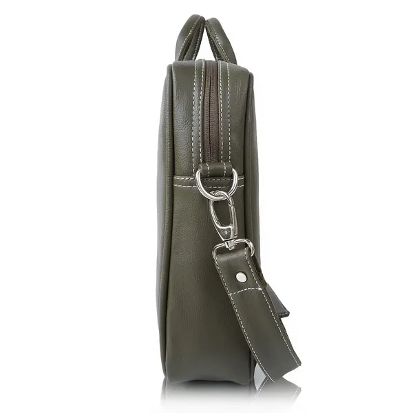Green_Synthetic_Leather_Laptop_Bag_15.6_Inch,_Business_Briefcase,Water_Resistant_Messenger_Shoulder_Bag_Durable_Office_Bag_For_Unisex