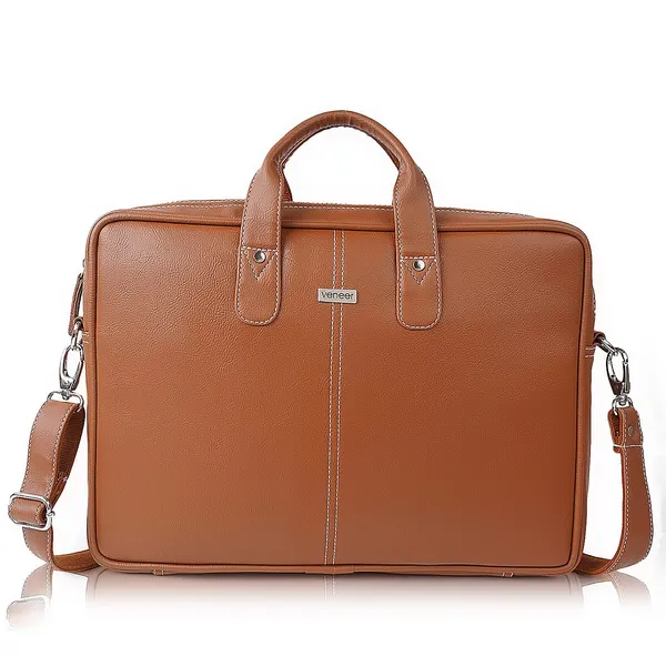 Tan_Synthetic_Leather_Laptop_Bag_15.6_Inch,_Business_Briefcase,Water_Resistant_Messenger_Shoulder_Bag_Durable_Office_Bag_For_Unisex