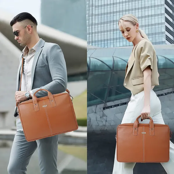 Tan_Synthetic_Leather_Laptop_Bag_15.6_Inch,_Business_Briefcase,Water_Resistant_Messenger_Shoulder_Bag_Durable_Office_Bag_For_Unisex