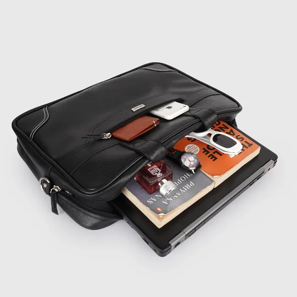 Urban_Black_Laptop_Briefcase_–_15.6"_Water-Resistant_Leather-Look_Bag