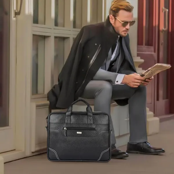 Urban_Black_Laptop_Briefcase_–_15.6"_Water-Resistant_Leather-Look_Bag