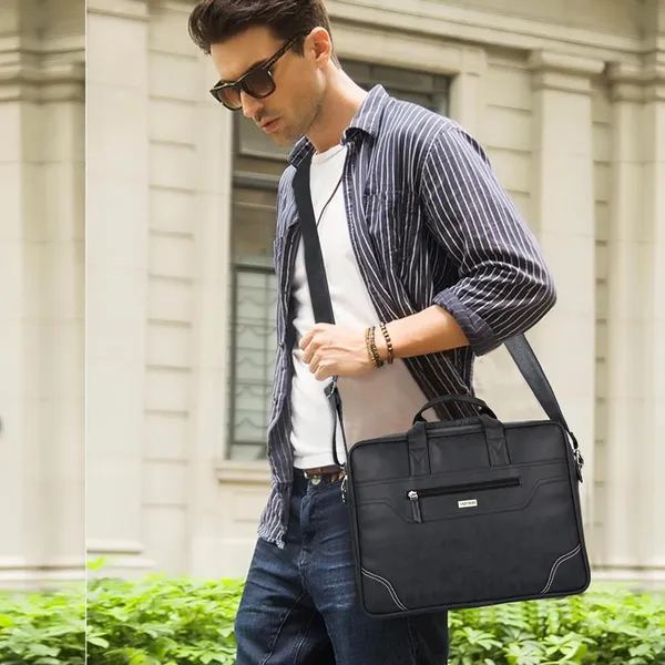 Grey_Synthetic_Leather_15.6_Inch_Laptop_Bag_Water-Resistant_Office_Computer_Bag_Shoulder_Bag_Work_Briefcase_For_College_Messenger_Bag_For_Unisex