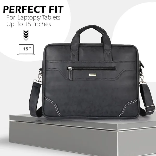 Grey_Synthetic_Leather_15.6_Inch_Laptop_Bag_Water-Resistant_Office_Computer_Bag_Shoulder_Bag_Work_Briefcase_For_College_Messenger_Bag_For_Unisex