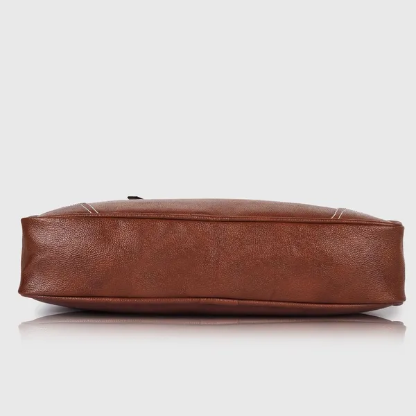 Tan_Synthetic_Leather_15.6_Inch_Laptop_Bag_Water-Resistant_Office_Computer_Bag_Shoulder_Bag_Work_Briefcase_For_College_Messenger_Bag_For_Unisex
