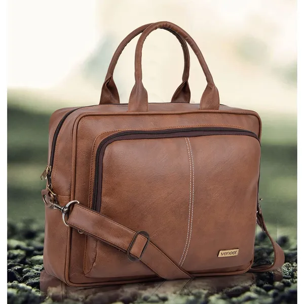 Tan_Laptop_Messenger_Bag_16.5_Inch_For_Men_And_Women,Waterproof_Pu_Leather_Large_Crossbody_Shoulder_Bag_Computer_Laptop_Bag,_Messenger_Bag_For_Business_School