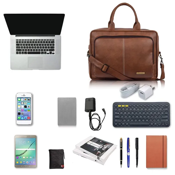 Tan_Laptop_Messenger_Bag_16.5_Inch_For_Men_And_Women,Waterproof_Pu_Leather_Large_Crossbody_Shoulder_Bag_Computer_Laptop_Bag,_Messenger_Bag_For_Business_School