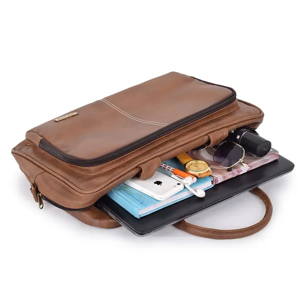 Tan_Laptop_Messenger_Bag_16.5_Inch_For_Men_And_Women,Waterproof_Pu_Leather_Large_Crossbody_Shoulder_Bag_Computer_Laptop_Bag,_Messenger_Bag_For_Business_School