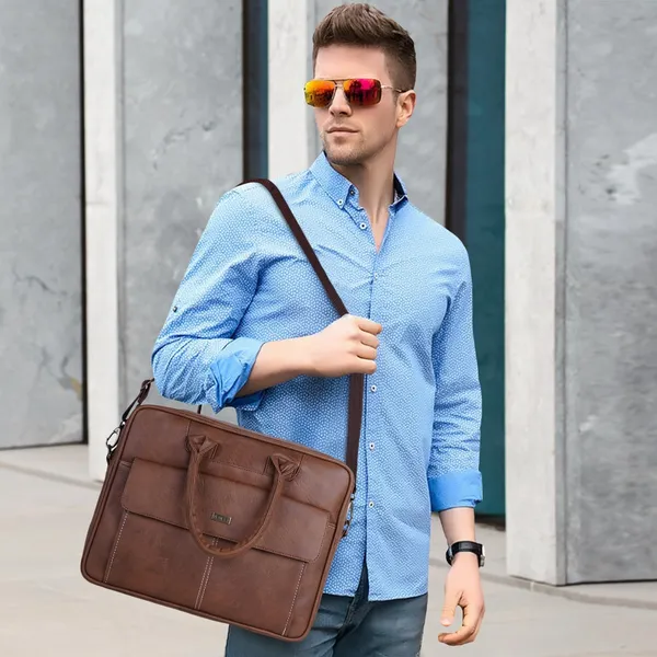 Tan_Laptop_Messenger_Bag_16.5_Inch_For_Men_And_Women,Waterproof_Synthetic_Leather_Large_Crossbody_Shoulder_Bag_Computer_Laptop_Bag,_Messenger_Bag_For_Business
