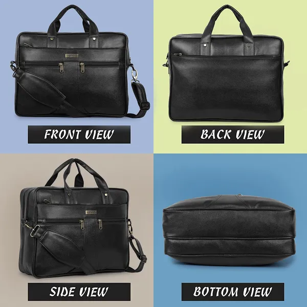 Black_Premium_Vegan_Leather_15.6_Inch_Laptop_Messenger_Office_Bag_With_Crossbody_Slingbag_Business_Briefcase_For_Men_(Pack_Of-02)