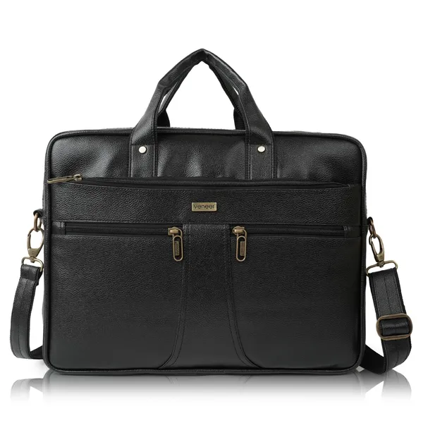 Black_Laptop_Bag_15.6_Inch,_Vegan_Leather_Business_Briefcase_For_Men_Women,Water_Resistant_Messenger_Shoulder_Bag_Durable_Office_Bag,_For_Computer/Notebook/Macbook