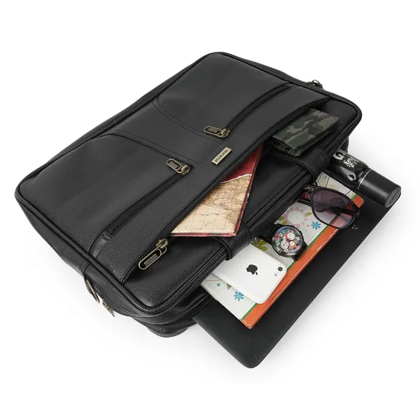Black_Laptop_Bag_15.6_Inch,_Vegan_Leather_Business_Briefcase_For_Men_Women,Water_Resistant_Messenger_Shoulder_Bag_Durable_Office_Bag,_For_Computer/Notebook/Macbook