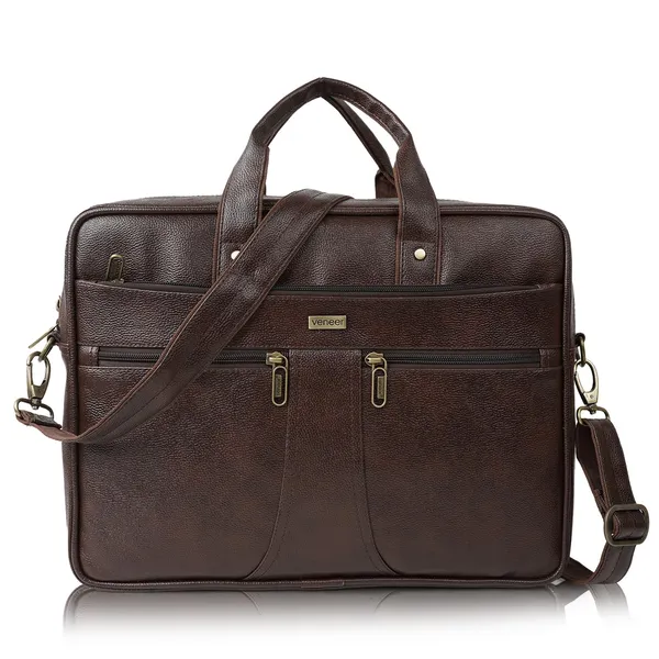 Brown_Vegan_Leather_Laptop_Bag_For_Office_|_15.6_Inch_|_Water_Resistant